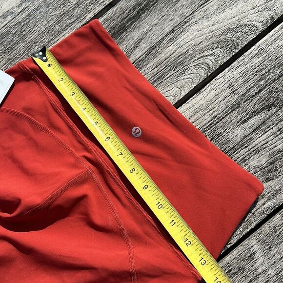 Lululemon Groove Super-High-Rise Flared Pant Nulu cayenne size 6 NWT  brown oran - Picture 7 of 8